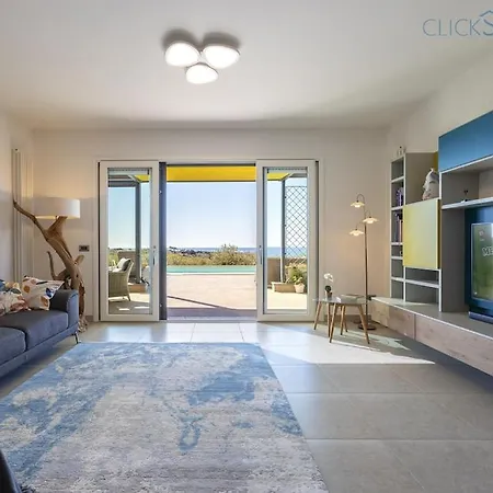 Luxury Sunshine Con Piscina Vista Mare Villa *
